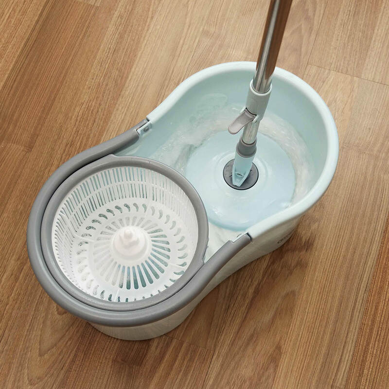 Bộ Cây Lau Nhà LocknLock - 5.5L (Thùng Giặt, Cây Lau Và 2 Bông Lau) Và Bộ Bông Lau Thay Thế - Màu Xanh - ETM970 image number null